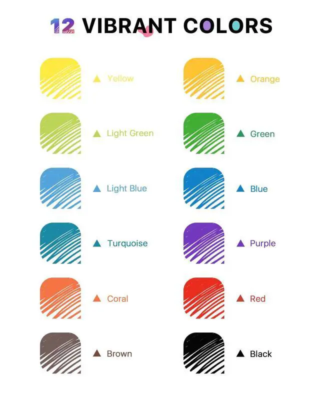 Alt view image 2 of 6 - Retractable Erasable Gel Pen, Fine Point, 0.7mm, 12 Colors | Make Mistakes Disappear, Vibrant Assorted Color Erasable Pens for Writing, Planners & Crossword Puzzles