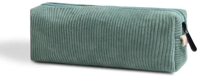 Main image of Cute Pencil Case Aesthetic Student Pencil Pouch Coin Pen Pouch Cosmetic Bag Office Stationery Organizer For Kids Teen School (Green)