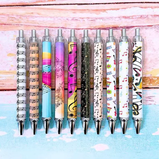 Alt view image 4 of 6 - Music Pens 10 PC Unique Musical Party Favor Teacher Gift Romantic Themed Office Supplies Classroom Piano Enthusiasts Musician Cool Stationery Artistic Vibes Bulk Perfect for Student Journals