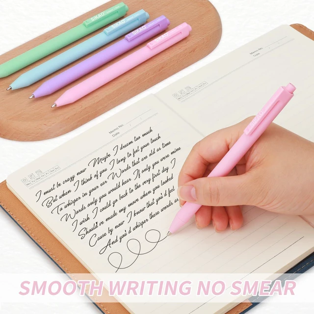 Alt view image 5 of 7 - Pens Bulk, 60 Pack Retractable Ballpoint Pens Black Ink (Pastel) 1.0mm Smooth Writing Clear Lines No-Smear, Cute Retractable Click Pens for School & Office, Gifts for Women Student, Teacher