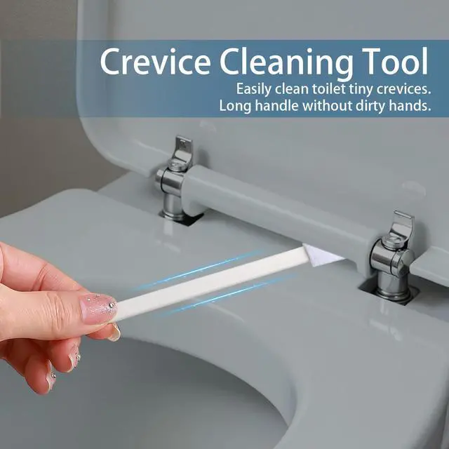 Alt view image 3 of 6 - Disposable Crevice Cleaning Brush, 20 Pcs Deep Cleaning Crevice Hole Brush for Small Spaces, Household Detail Gaps Scrub Brushs Set for Toilet Bowl Corner Keyboard Window Groove Vent Fan Door Track