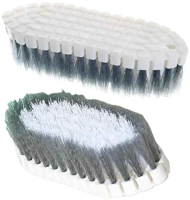 Main image of 2 Pcs Without Dead Corner Multi Purpose Heavy Duty Scrub Brush, Heavy Duty Hand Held Scrub Stiff Bristle Brush, Multiple Segments are Bendable Fruit Vegetable Brush,Bathtub Tile Brush Bathroom Brush