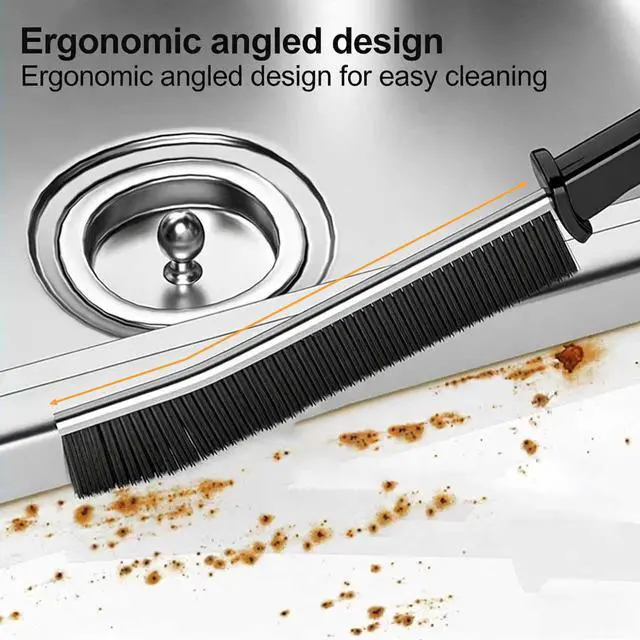 Alt view image 5 of 7 - Crevice Cleaning Brush Set, Multifunctional Hard Bristle Brushes, Bathroom, Toilet, Kitchen Sink Dead Corner, Window Gap, Floor Brush, Sink, Cup (8pcs)