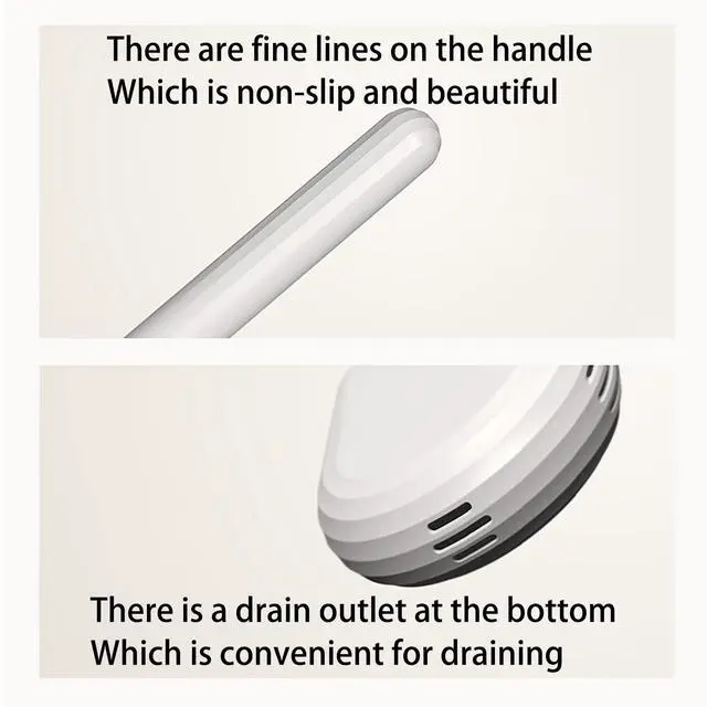 Alt view image 4 of 7 - Small Silicone Toilet Brush with Crevice Brush-Silicone Bristles, Gentle on Toilets | Bathroom Accessories for RVs, Trailers, Campers | Anti-Roll, Anti-Drip Wall-Mounted Design for Travel