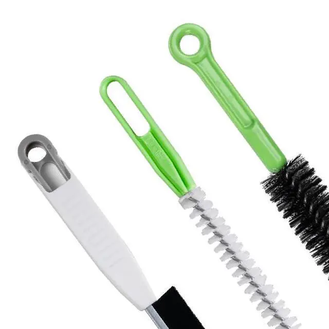 Alt view image 6 of 6 - Upgraded Cleaning Brush Kit - 3-Piece Set, Flexible Drain Brush, Crevice Brush with Nie, Ideal for Kitchen, Bathroom, Toilet, Vent Scrubber