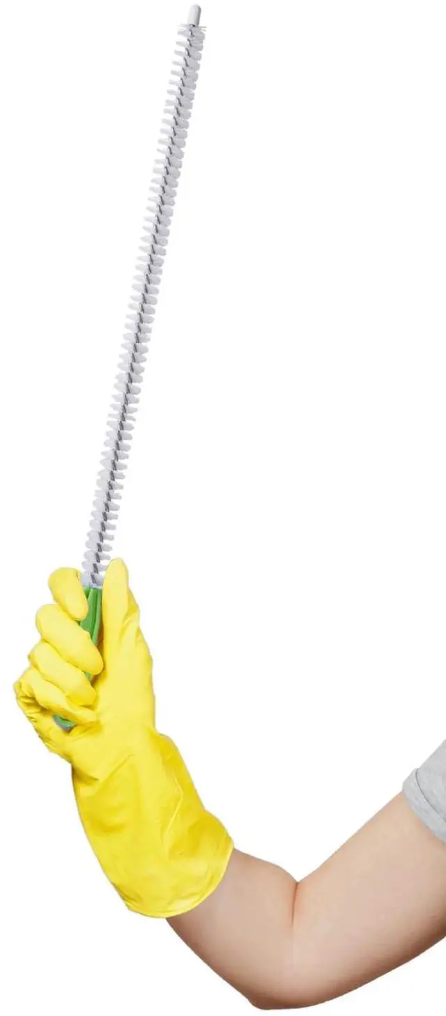 Alt view image 5 of 6 - Upgraded Cleaning Brush Kit - 3-Piece Set, Flexible Drain Brush, Crevice Brush with Nie, Ideal for Kitchen, Bathroom, Toilet, Vent Scrubber