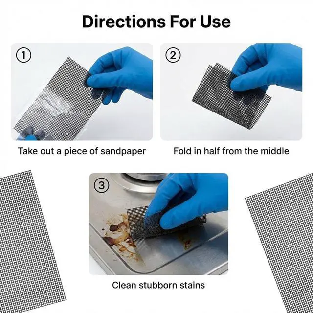 Alt view image 6 of 7 - 15PCS Cleaning Screens for Toilets, 5.5x4 Inch Flexible Mesh Pads Bowl Screen for Household Cleaning, Hard Water Scrubbing Pad, Toilet Ring Remover Pads for Bowls Toilet Grills Rust Scale