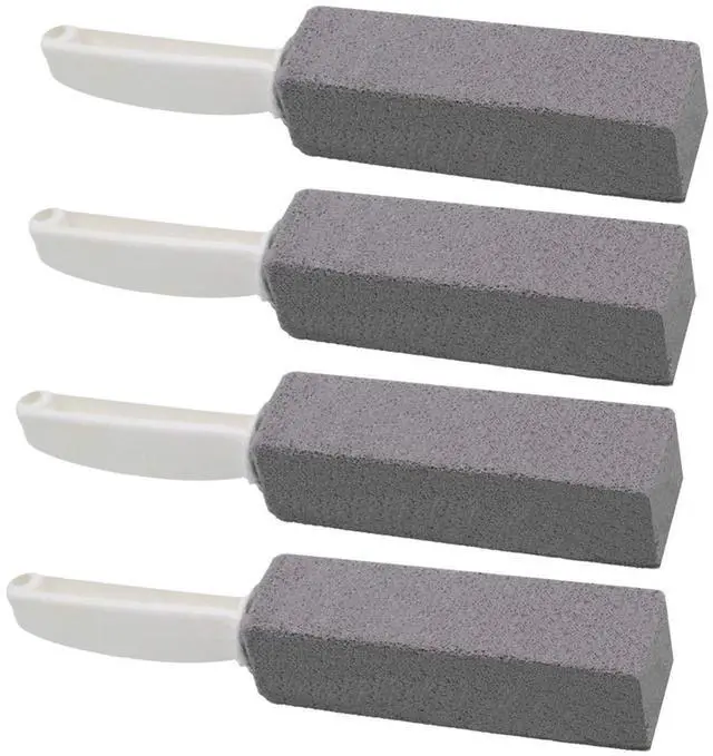 Main image of Pumice Stone for Toilet Bowl Cleaning with Handle Pumice Toilet Stone 4 Pack