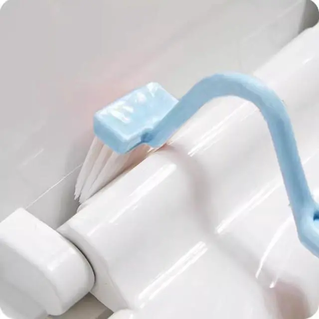 Alt view image 7 of 7 - Grout Tile Brush, Under Rim Toilet Brush, Crevice Cleaning Brush Gap Cleaner Tool for Bathroom/Shower/Kitchen/Window Groove Corner Rim Cleaning