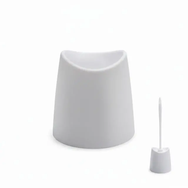 Main image of Toilet Brush Holder Only, The Crisp White Toilet Brush Holder is Suitable for Many Toilet Brushes and can Effectively Conceal the Toilet Brush, for Bathroom/Restroom Storage