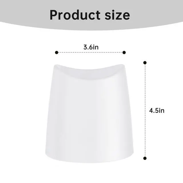 Alt view image 5 of 7 - Toilet Brush Holder Only, The Crisp White Toilet Brush Holder is Suitable for Many Toilet Brushes and can Effectively Conceal the Toilet Brush, for Bathroom/Restroom Storage