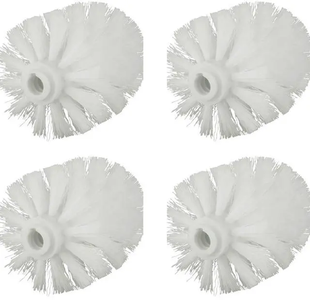 Main image of 4Pcs Toilet Bowl Brush Replacement Head, Universal Toilet Brush Head Replacement, Ball Shaped Toilet Brushes Heads, for Home Hotel Bathroom Cleaning Tool(White)