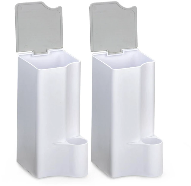 Main image of 2 Pack Holder for Clorox Toilet Wand, Compatible with Clorox Toilet Wand Holder only, White & Gray