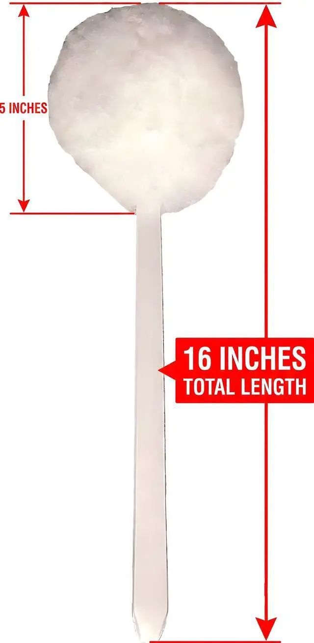 Alt view image 2 of 7 - 4 Pack Toilet Bowl Swab Brush Set Soft Polyester Head Toilet Cleaning Brush, 15 x 5 Inch White Bathroom Bowl Scrubber, Durable Long Handle Toilet Brush for Deep Cleaning