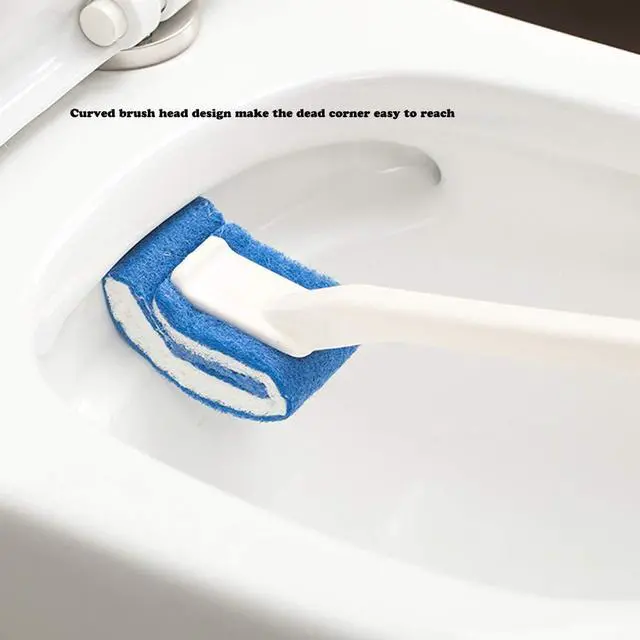 Alt view image 5 of 7 - Toilet Brush Bowl Brush Bathroom Brush Under Rim Toilet Brush Scracth-Free Curved Good Grip Easy to use deep Cleaning No Scratching, Anti-Splashing Easy to Store (2pack)