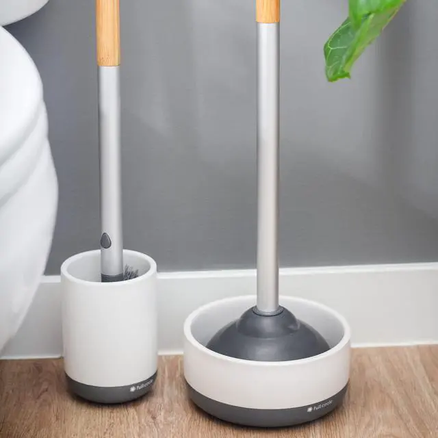 Alt view image 2 of 7 - Quick Drying Toilet Brush Refill Replaceable Head for Deep Bowl Cleaning, Fits Quick Drying Toilet Brush, Plastic-Free Packaging