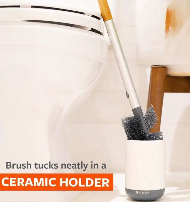 Alt view image 7 of 7 - Quick Drying Toilet Brush Refill Replaceable Head for Deep Bowl Cleaning, Fits Quick Drying Toilet Brush, Plastic-Free Packaging