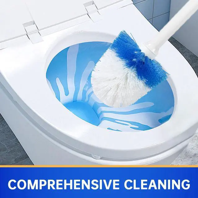 Alt view image 4 of 7 - 2 Pack Toilet Brush Replacement Head Compatible with OXO Good Grips Toilet Brush, Toilet Brush Refills for OXO Toilet Brush Only, Plastic Toilet Brush Head & Nylon Material