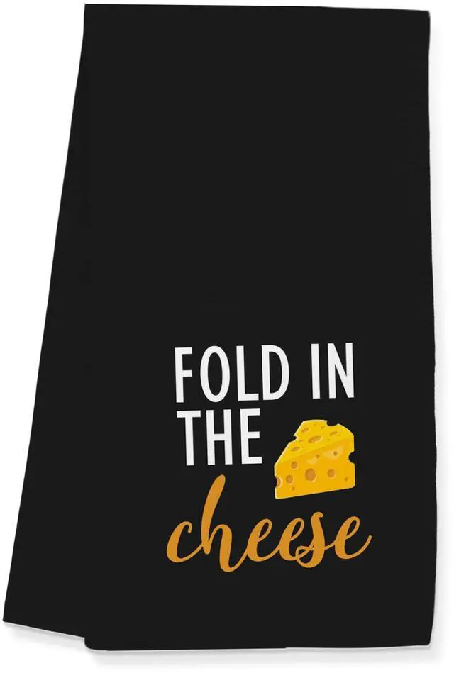 Main image of Funny Towels Gifts, Fold in The Cheese Towels for Kitchen Bathroom Decor (16x24 inches)