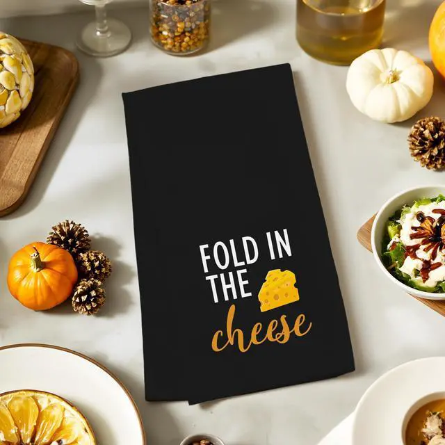 Alt view image 2 of 7 - Funny Towels Gifts, Fold in The Cheese Towels for Kitchen Bathroom Decor (16x24 inches)