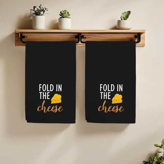 Alt view image 4 of 7 - Funny Towels Gifts, Fold in The Cheese Towels for Kitchen Bathroom Decor (16x24 inches)