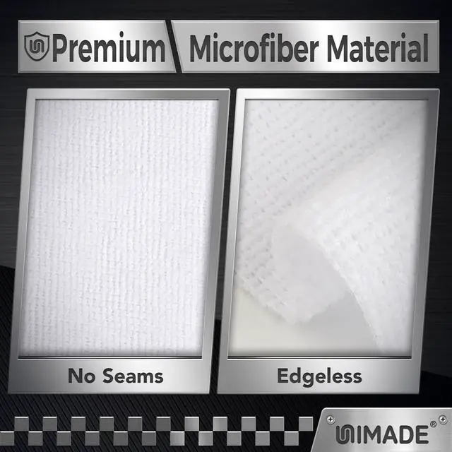 Alt view image 2 of 7 - Microfiber Cleaning Cloth, 24 Pack Reusable Microfiber Towels | for Cars Lint Free Cleaning Shop Towel Rags for Home Kitchen Automotive Bar Mechanic Restaurant Garage, 11"x 12", White