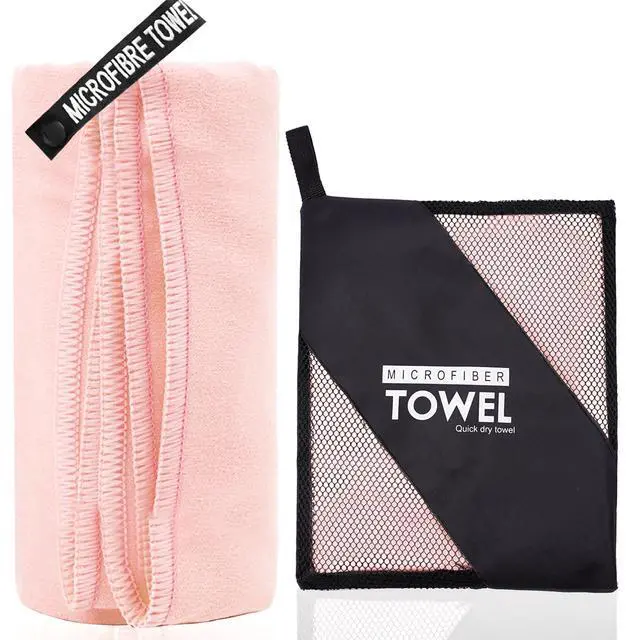 Alt view image 2 of 7 - Microfiber Travel Towel, Quick Dry Camping & Gym Towel. Compact | Super Absorbent,Fast Drying,Lightweight,Soft,Suitable for Camping,Backpack,Gym,Swim, Yoga,Hiking