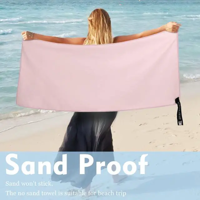 Alt view image 7 of 7 - Microfiber Travel Towel, Quick Dry Camping & Gym Towel. Compact | Super Absorbent,Fast Drying,Lightweight,Soft,Suitable for Camping,Backpack,Gym,Swim, Yoga,Hiking