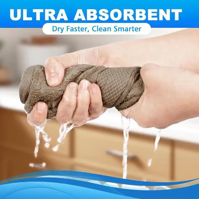 Alt view image 6 of 7 - 100% Cotton Wash Cloths, 13 x 13 inch, Multicolor, 3 Pack | Highly Absorbent, Soft Feel Fingertip Towels, Machine Washable, For Bathroom, Gym, Hotel, Spa and Kitchen