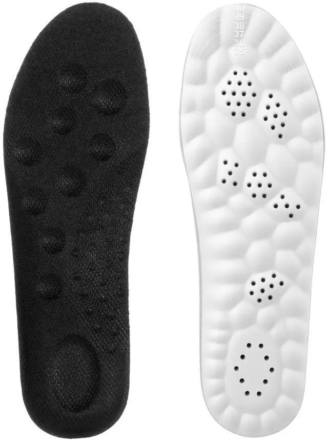 Main image of 4D Cloud Insoles Memory Foam Insoles, Arch Support Inserts, US W:5-10/M:5-7 | Soft Comfort Foam Cushioning Soles, Trim to Fit, Absorbing Foot Support Insole, for Women Men