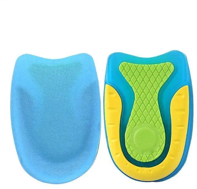 Main image of Premium Comfort Gel Heel Pads for Kids: Targeted Relief for Sensitive Heels, Sport Support, Shock Absorption, and More (Green, Small)