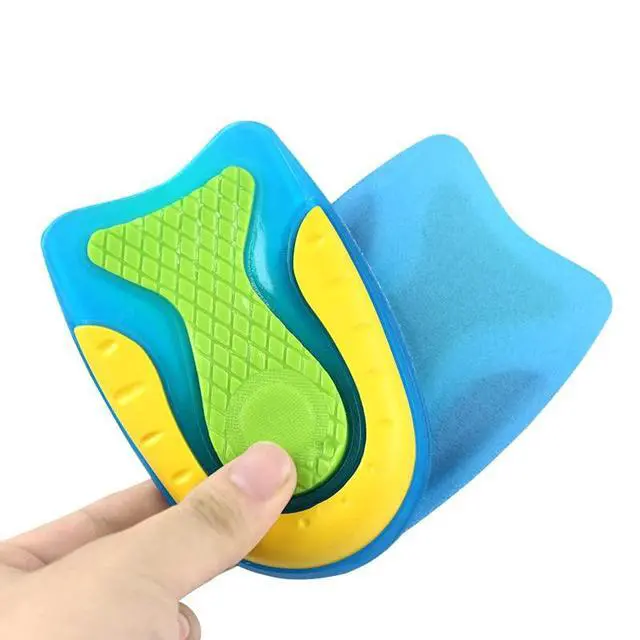 Alt view image 5 of 6 - Premium Comfort Gel Heel Pads for Kids: Targeted Relief for Sensitive Heels, Sport Support, Shock Absorption, and More (Green, Small)