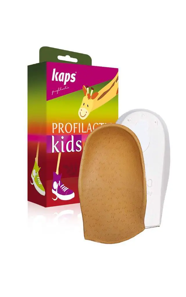 Alt view image 2 of 5 - 3/4 Orthotic Shoe Insoles Inserts for Kids Children, Sever's Disease, Growing Pains, Plantar Fasciitis, Valgus Heel & Knee Pain, Stabilize Heel Correct Gait, Ortica (28 EUR / 11 US Kids)