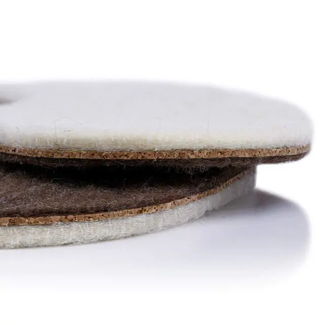Alt view image 2 of 2 - Kids Keep Warm Insulating Insoles, Made in German, Quilted Lamb Wool, Felted Bottom, Cork Inner Layer, All Natural Materials, Toddler 9.5/10 EU 26/27