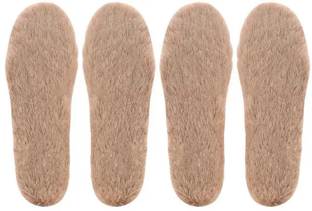 Main image of 2 Pairs Winter Fluffy Insoles Faux Fur Shoe Inserts Thermal Warm Shoe Insoles Thick Shoe Insert Replacements for Boots Slippers Sneakers 240mm