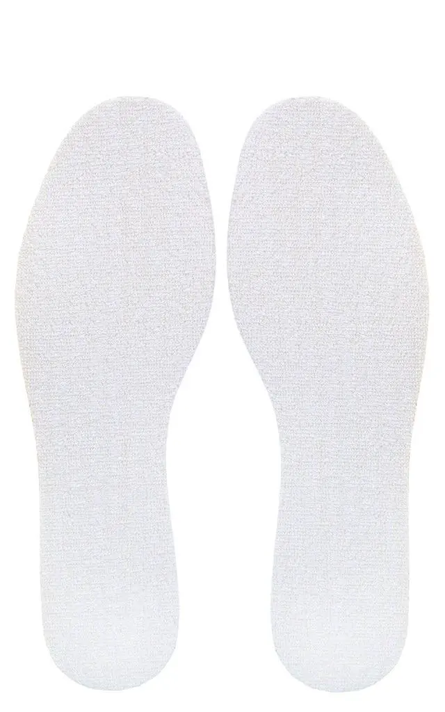 Alt view image 4 of 5 - Frotte Adult Unisex Summer Shoe Insoles Inserts Replacement Soles Barefoot Shoes, Cut to fit Cut to Size, Terry Cloth Sweat Absorbent