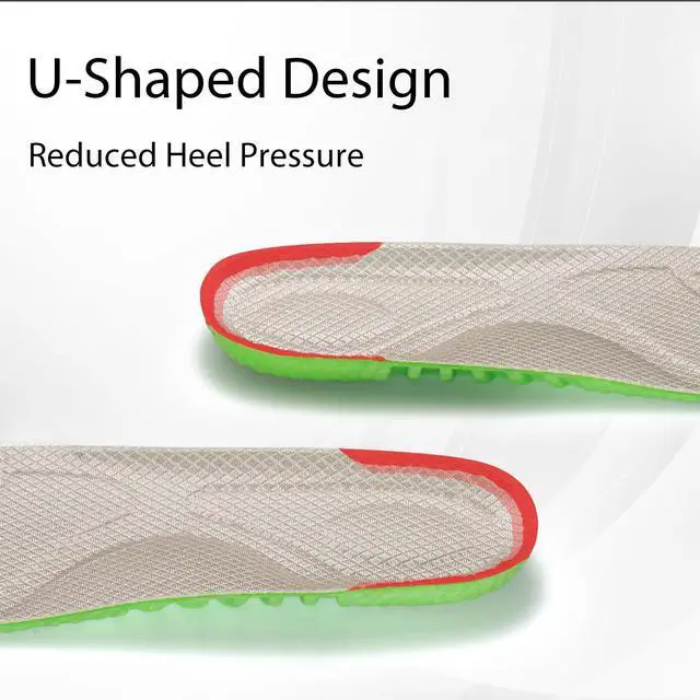 Alt view image 5 of 7 - Cloud Insoles for Kids Women - Super Soft Sole with Memory Foam Cushioning, Arch-Supporting Insert and Gel Padding. It is Suitable for Running, Walking and Boots (1Pair, Kids 3-4.5/Women 4.5-5.5)