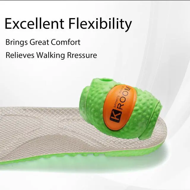 Alt view image 4 of 7 - Cloud Insoles for Kids Women - Super Soft Sole with Memory Foam Cushioning, Arch-Supporting Insert and Gel Padding. It is Suitable for Running, Walking and Boots (1Pair, Kids 3-4.5/Women 4.5-5.5)
