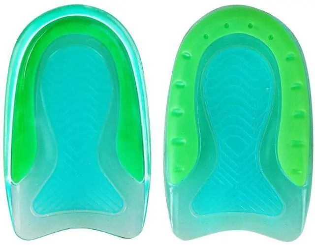 Main image of Kids Heel Cups for Heel Pain Sport Traction Shock Absorbing Lightweight Gel Heel Inserts for Kid's with Sensitive Heels, Heel Spurs, Plantar Fasciitis, or Ankle Pain 1 Pairs