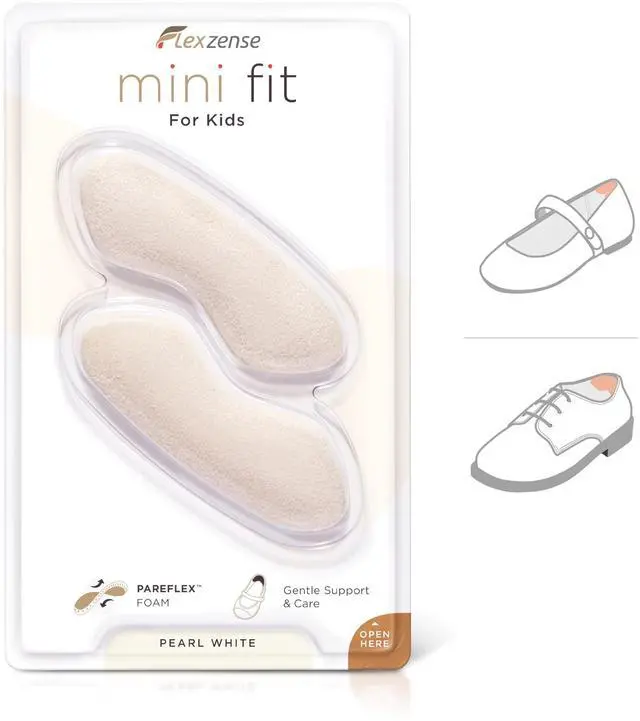 Alt view image 2 of 7 - Mini Fit for Kids | Fine-Tune The Spaces Inside Children's Shoes | 5.5 mm Thick | 1 Pair (Pearl White)
