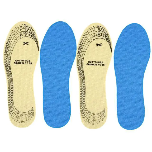 Alt view image 5 of 5 - 2 Pairs Kids Memory Foam Shoe Insoles, Cuttable Comfort Insert, Blue | Arch Support, Shock Absorption, Cushioning, Shoe Sole, Children Replacement Insoles