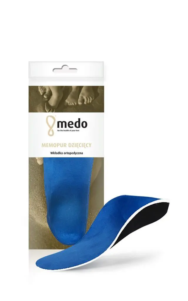 Alt view image 2 of 6 - Orthotic Shoe Insoles Inserts for Children with Planovalgus Feet, Arch Support, Memopur Kids (27-28 EUR / 10-11 US Kids)