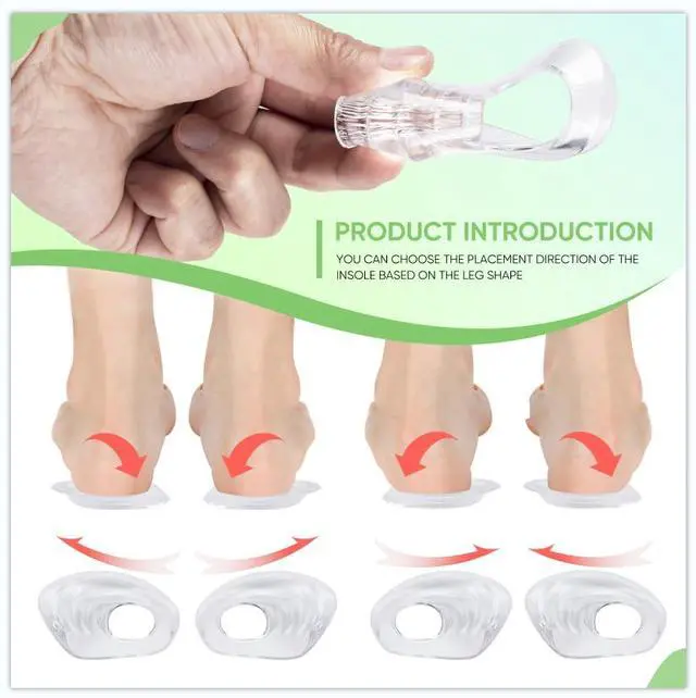 Alt view image 5 of 7 - Heel Donut Cushions, Heel Cups, Silicon Insoles, One Size Fits All - 1 Pair