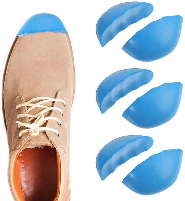Main image of 3 Pairs Shoe Filler for Too Big Shoes, Prevent Heel Sliping, Shoe Toe Inserts for Sneakers Flats Boots, Women and Men, Making Shoes Smaller (Blue)