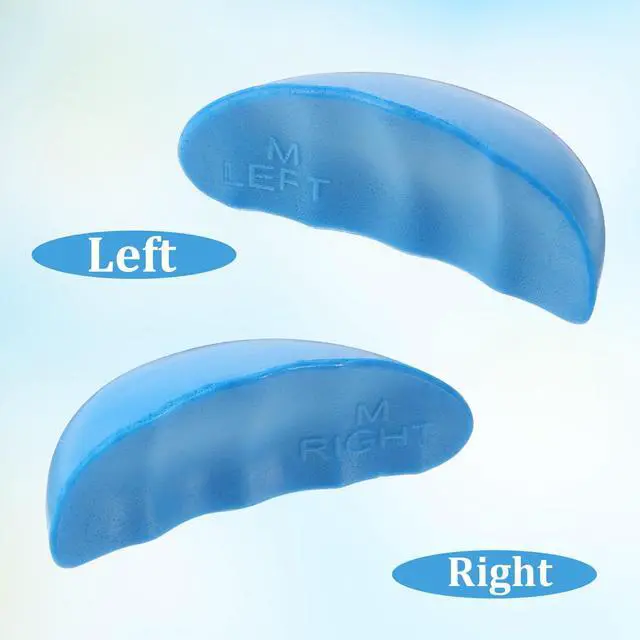 Alt view image 5 of 7 - 3 Pairs Shoe Filler for Too Big Shoes, Prevent Heel Sliping, Shoe Toe Inserts for Sneakers Flats Boots, Women and Men, Making Shoes Smaller (Blue)