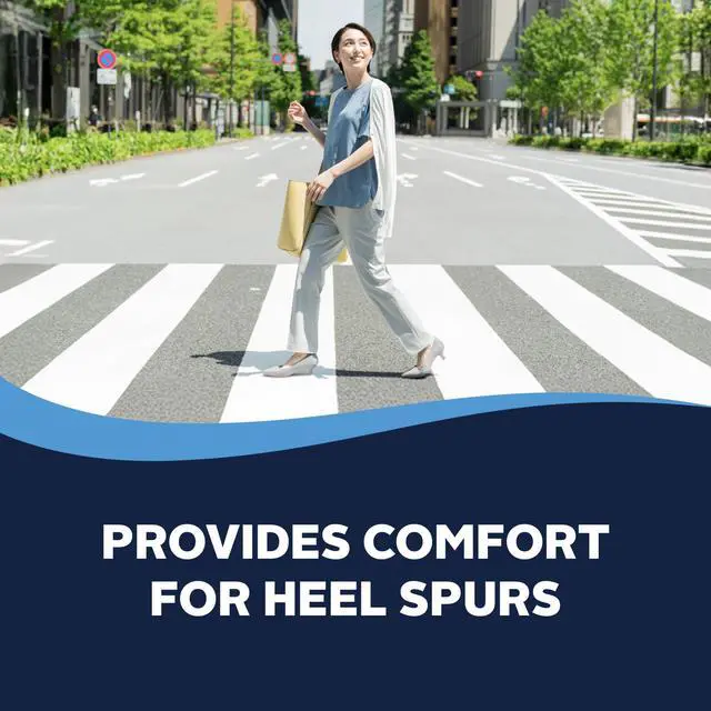 Alt view image 3 of 7 - Gel Heel Pad - Shock-Absorbing, Moisture-Wicking Comfort Cushion, One Size, One Pair