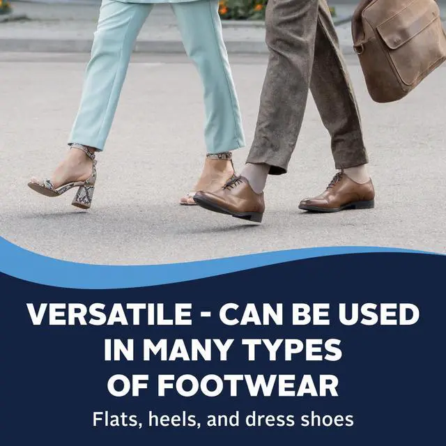 Alt view image 5 of 7 - Gel Heel Pad - Shock-Absorbing, Moisture-Wicking Comfort Cushion, One Size, One Pair