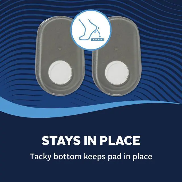 Alt view image 7 of 7 - Gel Heel Pad - Shock-Absorbing, Moisture-Wicking Comfort Cushion, One Size, One Pair