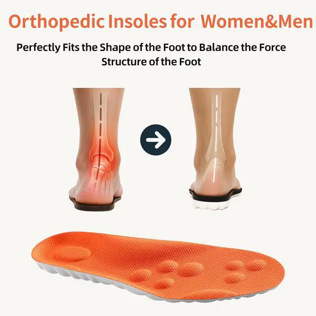 Alt view image 5 of 7 - Steppers Insoles for Men Women - Arch Support, Massage Memory Foam, Breathable Inserts for Everyday Use & Active Lifestyle (Men 9-10.5/Women 10.5-12)