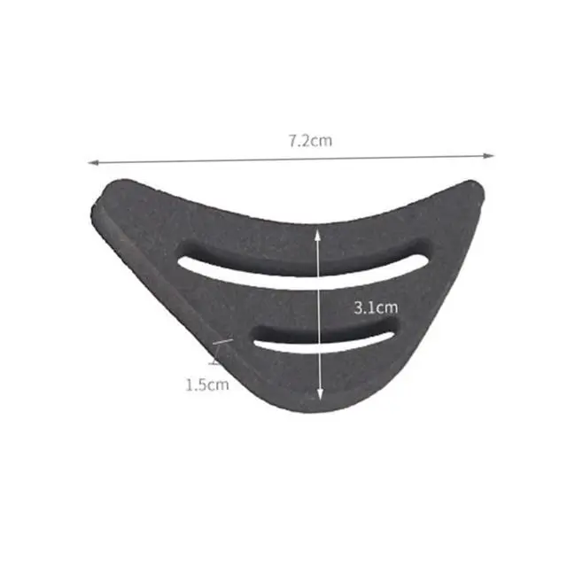 Alt view image 2 of 7 - Shoe Inserts 1 Pair Adjustable Shoe Filler Toe Filler Toe Cushions for s for Amputee Foot Amputation Pads for High Heels Big s Non-Slip